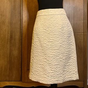 Banana Republic skirt in shiny taupe